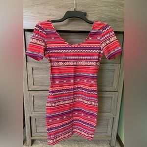 Forever 21 Tribal Bodycon Dress